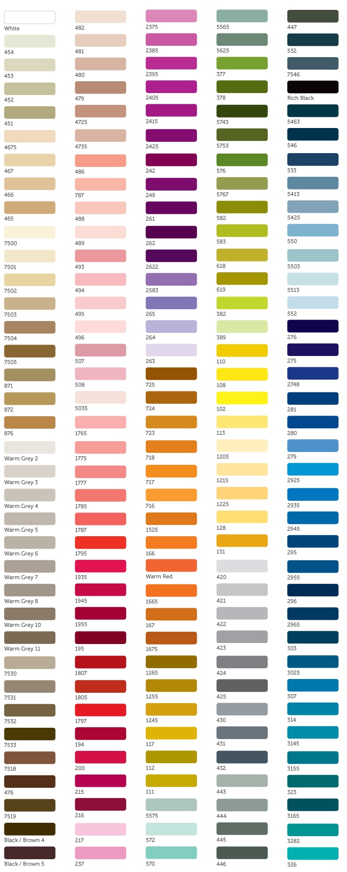 PANTONE C色卡 PANTONE C色卡